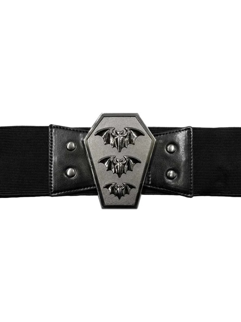 Elastic Waist Belt Bat Coffin Kreepsville
